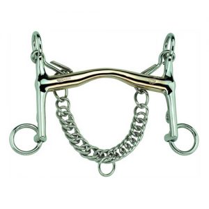 Sprenger HO-Weymouth Kandarstång 14mm, 5 cm skänklar