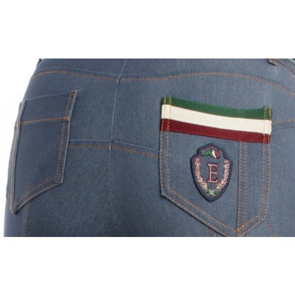 Equiline Ridbyxa Benedetta Denim x-grip dam - Bild 2