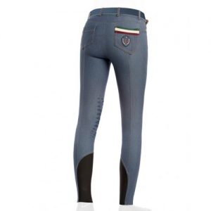Equiline Ridbyxa Benedetta Denim x-grip dam