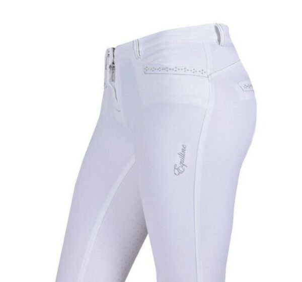 Equiline Clodette Barnridbyxor helskodd silicon vit - Bild 2