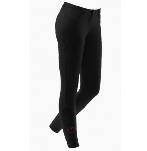 Cavalleria Toscana New Grip System ridbyxor knäskodd, mörk grå (8989)