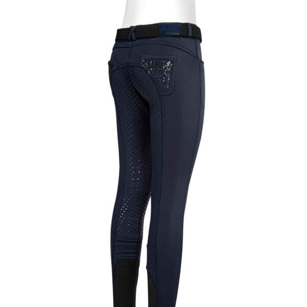 Equiline Ariel Vinterridbyxa full grip vit - Bild 3