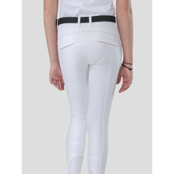 Equiline Alice flickridbyxa Beige med Roséguld - Bild 3