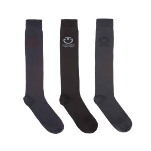 Cavalleria Toscana Ridstrumpor Light Full Logo socks 3-pack mix colours