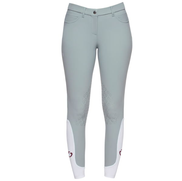 Cavalleria Toscana Ridbyxor New Grip System breeches, knäskodd /Ljus blå