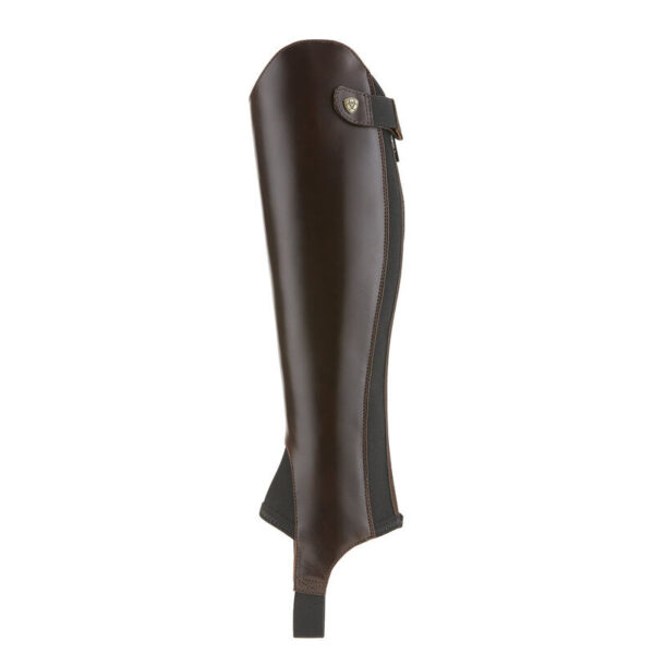 Ariat Close Contour Show Chaps Waxed Chocolate
