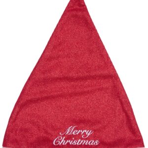 Horse Guard Mesh Glitter Tomteluva till hjälm Merry Christmas, Röd