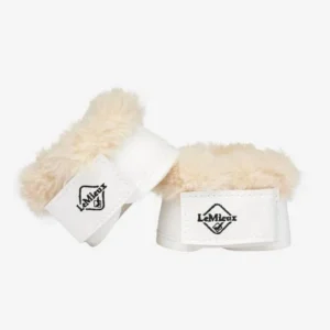LeMieux Toy Pony Boots Vit med Ullkant